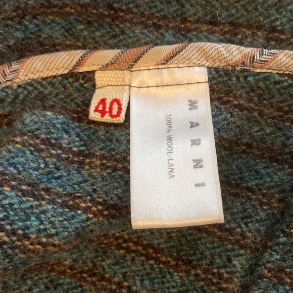 Marni Heavy Striped Wool Blazer. Euro Size 40/US 2 - Picture 6 of 6